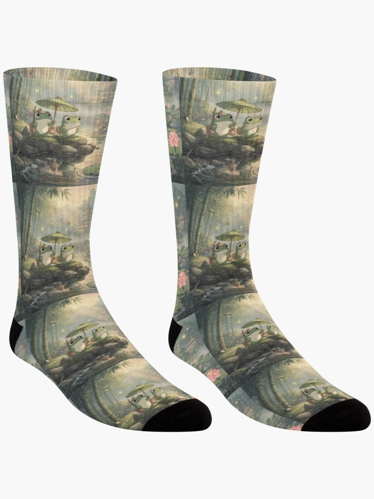 Thumbnail 3 of 5, Socks, Frog designed and sold by Azrora.