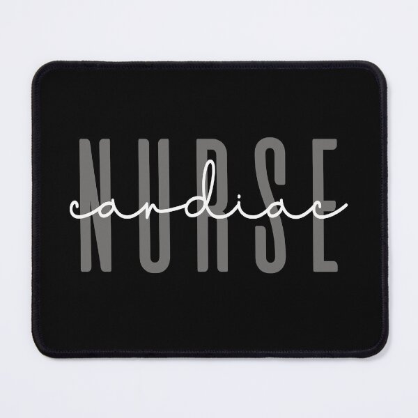 Item preview, Minimalist Cardiac Nurse Typography Design designed and sold by JRRTs.