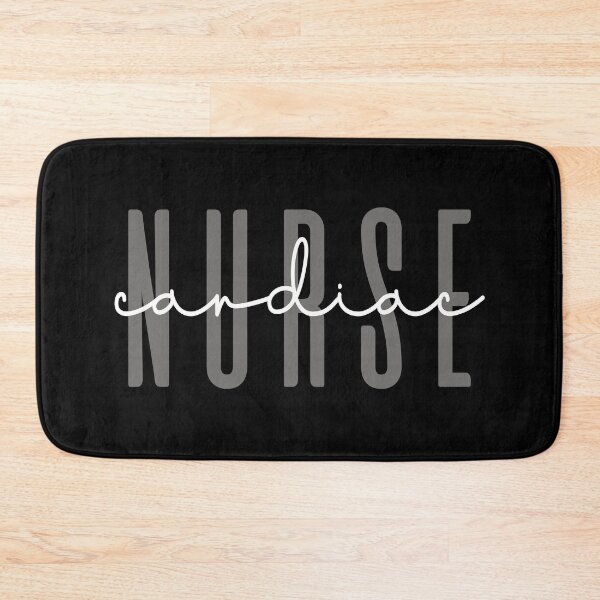 Item preview, Minimalist Cardiac Nurse Typography Design designed and sold by JRRTs.