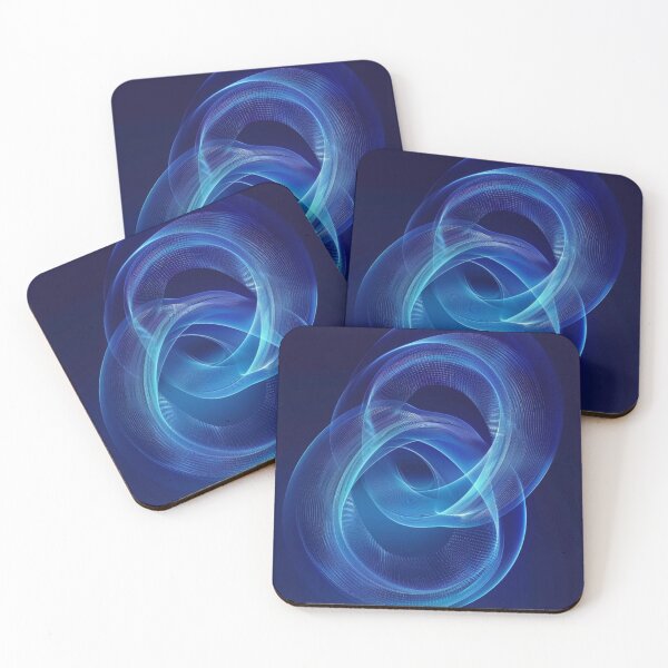 Item preview, Coded Luminescence — Blue Energy Flow designed and sold by LunaPoster.