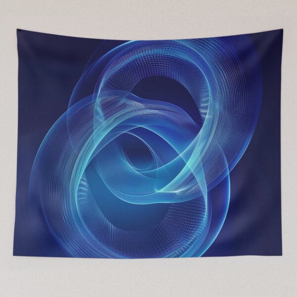 Item preview, Coded Luminescence — Blue Energy Flow designed and sold by LunaPoster.