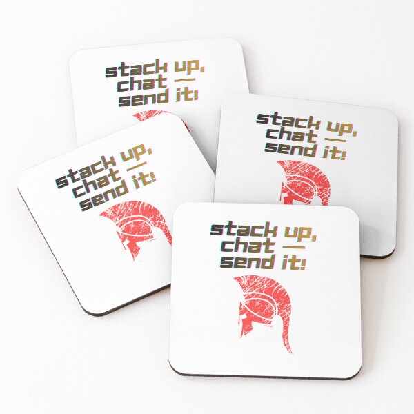 Item preview, Stack Up Chat Send It streamer merch designed and sold by SloganSauce.