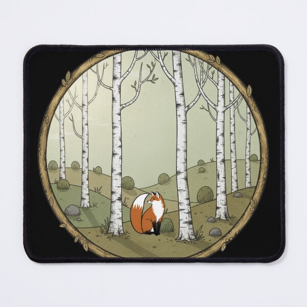 Item preview, Birches and Fox designed and sold by Azrora.