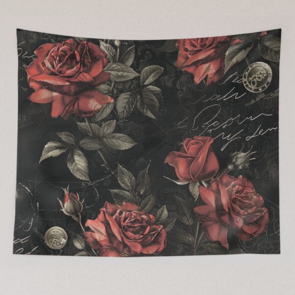 Item preview, Floral pattern. Bouquet of flowers. Red roses. designed and sold by MagelliShop.