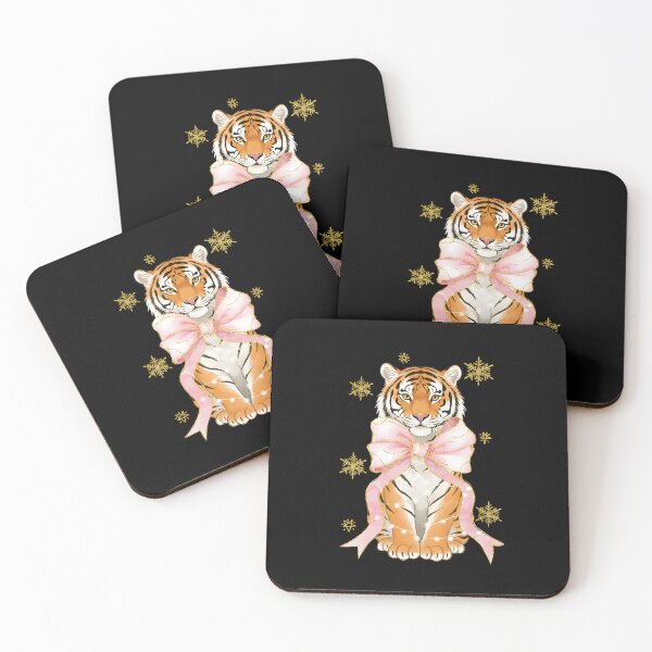 Item preview, Tiger Bow Tiger Bow Festive Christmas Celebrations Decorations designed and sold by Animal-Replicas.