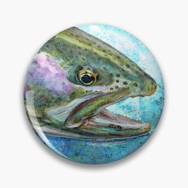 Item preview, Wild Rainbow Trout designed and sold by fishweardesigns.