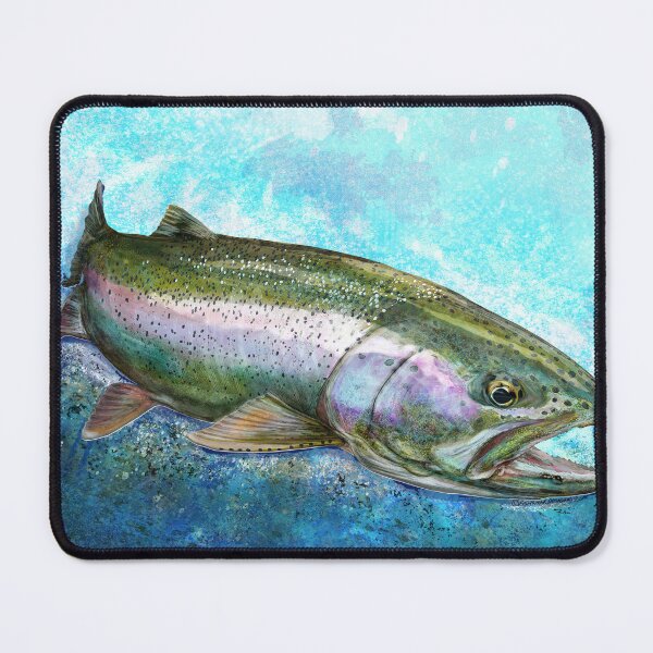 Item preview, Wild Rainbow Trout designed and sold by fishweardesigns.