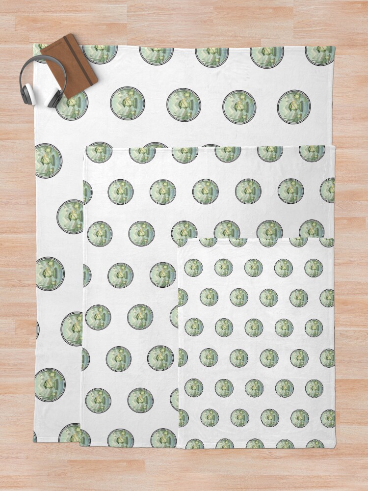 Thumbnail 5 of 6, Throw Blanket, Frog designed and sold by Azrora.