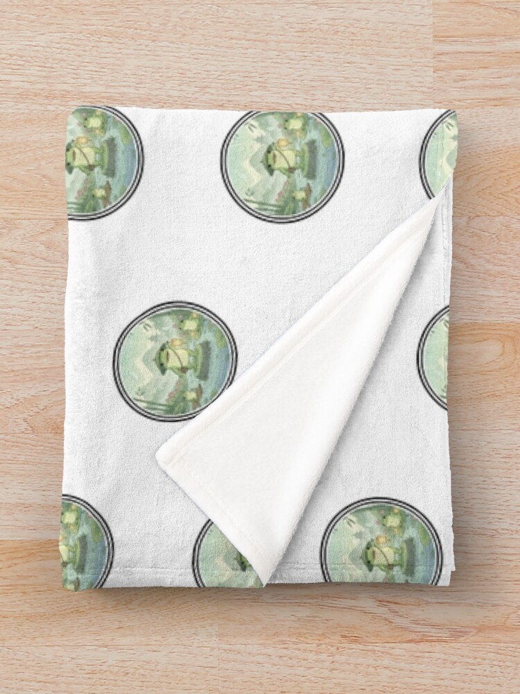 Thumbnail 3 of 6, Throw Blanket, Frog designed and sold by Azrora.