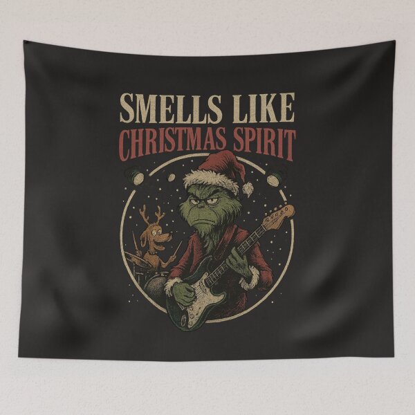 Item preview, Smells Like Christmas Spirit Grouchy 90's Grunge Monster  designed and sold by chriswils.