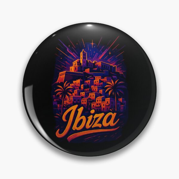 Item preview, Ibiza Island Holiday Silhouette Summer Gift designed and sold by Pineapple-Tree.