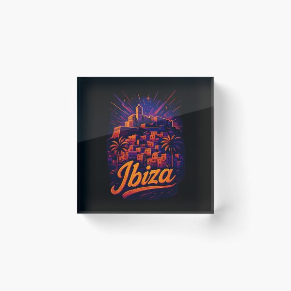 Item preview, Ibiza Island Holiday Silhouette Summer Gift designed and sold by Pineapple-Tree.