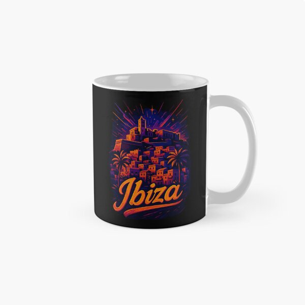 Item preview, Ibiza Island Holiday Silhouette Summer Gift designed and sold by Pineapple-Tree.
