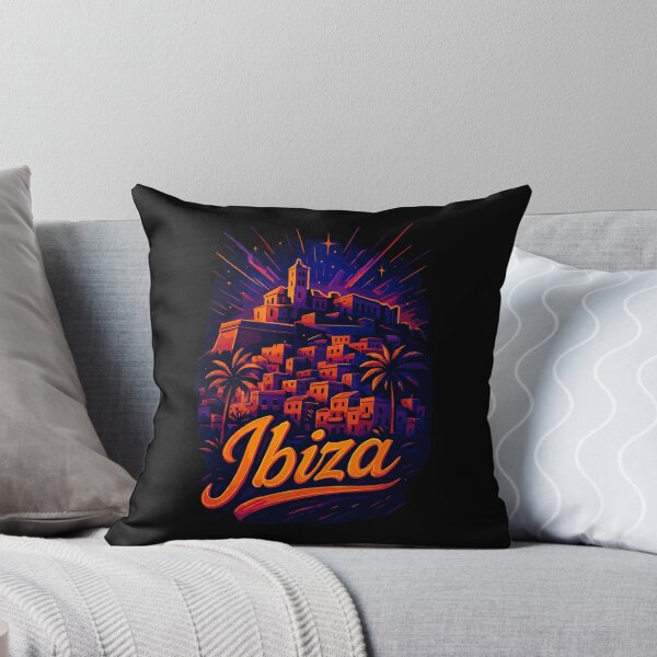 Item preview, Ibiza Island Holiday Silhouette Summer Gift designed and sold by Pineapple-Tree.