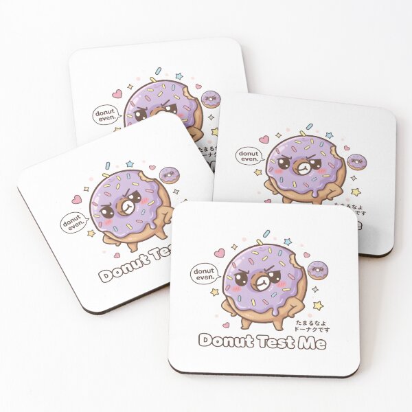 Item preview, Silly Donut – “Donut Test Me” Funny Kawaii Dessert Pun designed and sold by Snackwear Apparel.