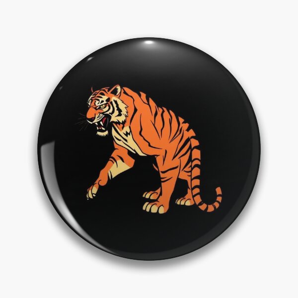 Item preview, Roaring Ember-Stripes Tiger Spirit designed and sold by AmyPrimeauxtu.