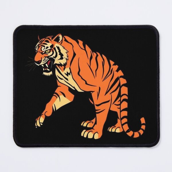 Item preview, Roaring Ember-Stripes Tiger Spirit designed and sold by AmyPrimeauxtu.