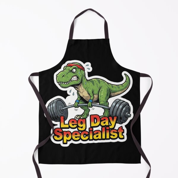 Item preview, Leg Day Specialist T-Rex | Funny Gym Workout Sticker designed and sold by FluffinCool.