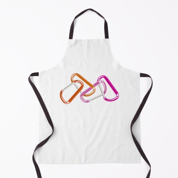 Item preview, Lesbian Flag Carabiners - horizontal designed and sold by lesbianfilmclub.sd.