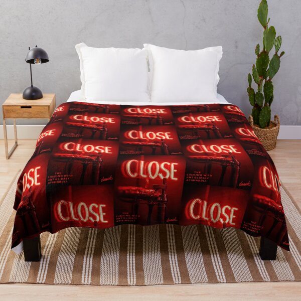 Item preview, Neon “CLOSE” Sign Inside Light Bulb – Modern Red Glow Aesthetic designed and sold by Grafititee.
