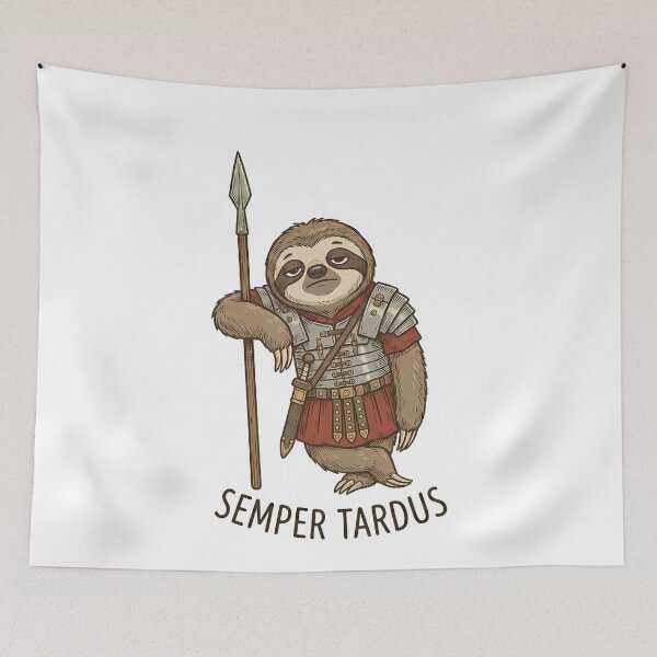 Item preview, Funny Roman Lazy Sloth Legionary designed and sold by k3rstman1.