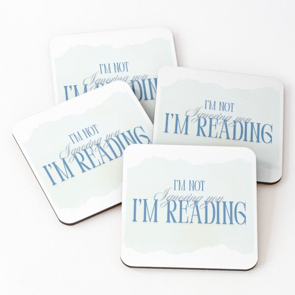 Item preview, I’m Not Ignoring You, I’m Reading – Funny Book Lover Quote designed and sold by ade-datt.