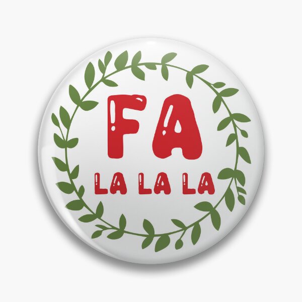 Item preview, Fa La La La - Simple Festive Christmas Carol Slogan Tee designed and sold by FuzionRaptor.