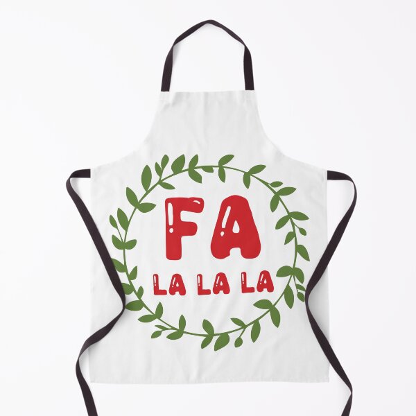 Item preview, Fa La La La - Simple Festive Christmas Carol Slogan Tee designed and sold by FuzionRaptor.