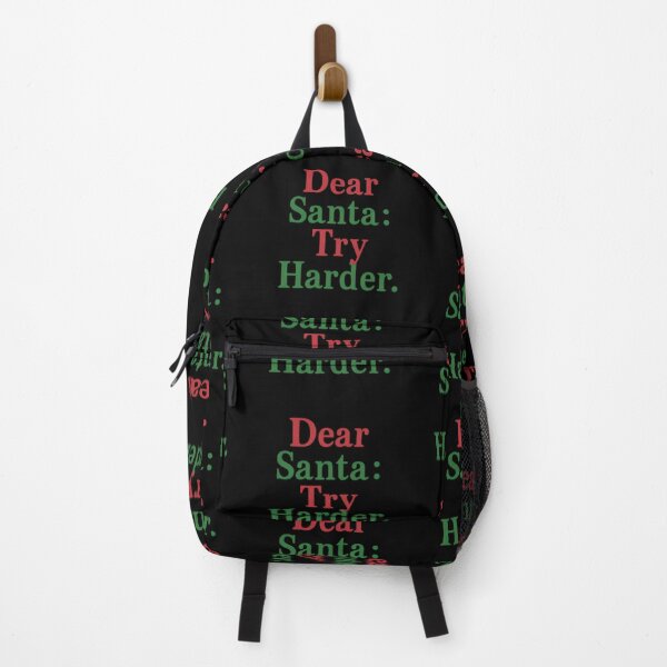 Item preview, Dear Santa Try Harder Humour Design designed and sold by ArtComixHaven.