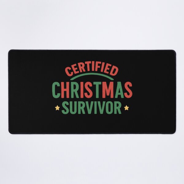 Item preview, Certified Christmas Survivor Design designed and sold by ArtComixHaven.