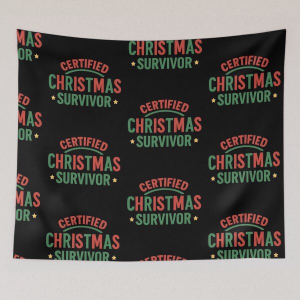 Item preview, Certified Christmas Survivor Design designed and sold by ArtComixHaven.