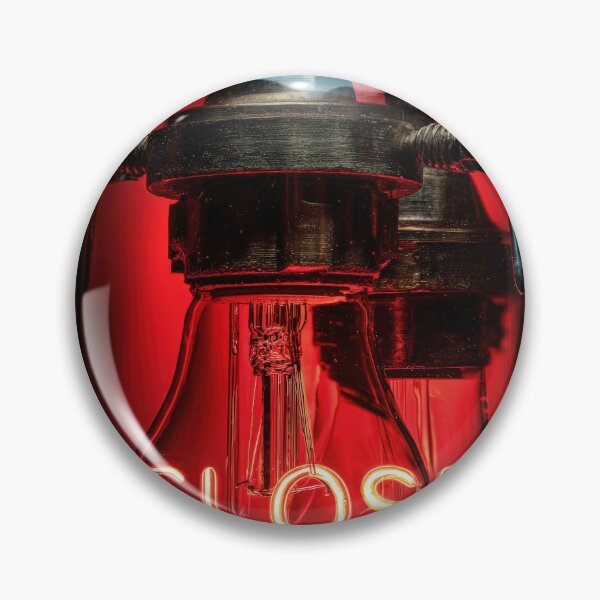 Item preview, Neon “CLOSE” Sign Inside Light Bulb – Modern Red Glow Aesthetic designed and sold by Grafititee.