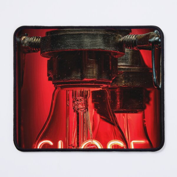 Item preview, Neon “CLOSE” Sign Inside Light Bulb – Modern Red Glow Aesthetic designed and sold by Grafititee.