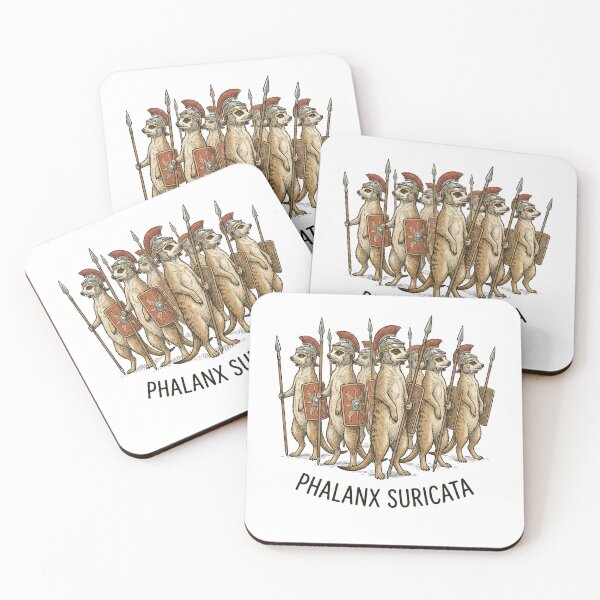 Item preview, Funny Roman Meerkat Phalanx Squad designed and sold by k3rstman1.