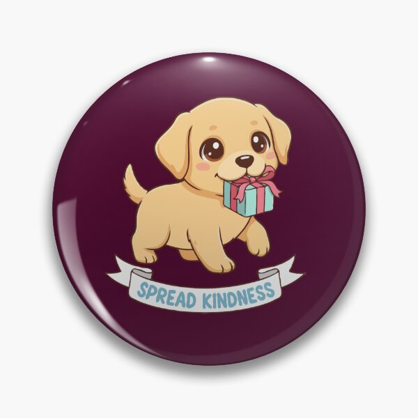 Item preview, Cute Labrador Puppy with Gift – Be Kind Volunteering designed and sold by The Real Life Symphony.