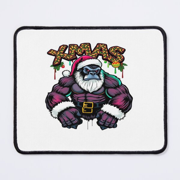 Item preview, Beast Mode Gorilla Santa Graffiti Sticker designed and sold by Imaginarium of Chaos falcon88 .