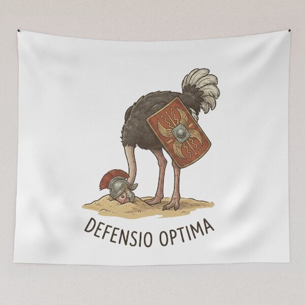 Item preview, Funny Roman Ostrich Optimal Defense designed and sold by k3rstman1.