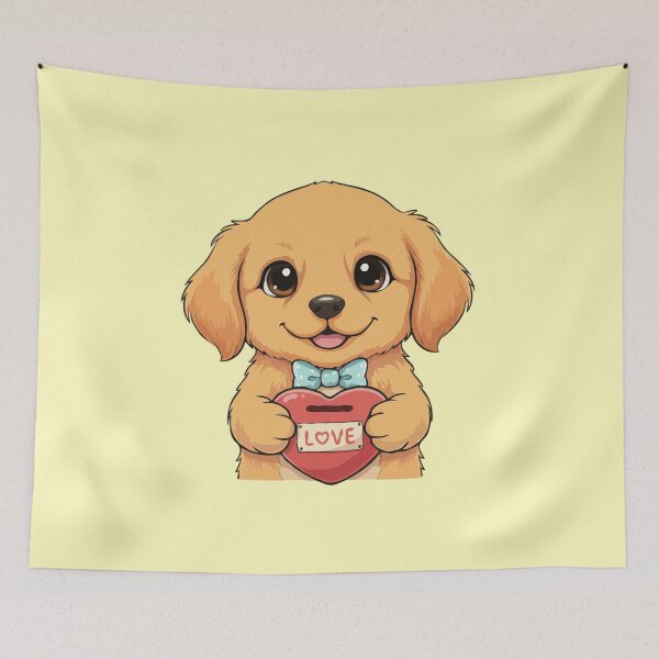Item preview, Golden Retriever Puppy Giving Back – Cute Charity Dog designed and sold by The Real Life Symphony.