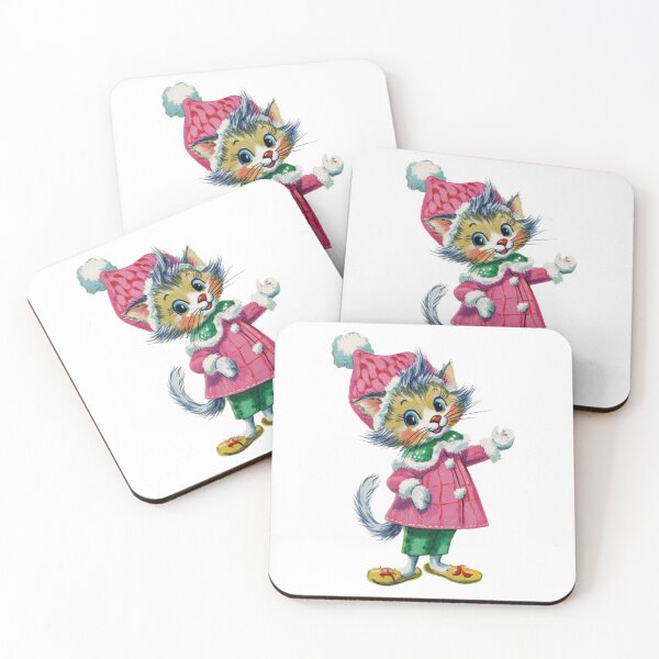 Item preview, Vintage festive cat designed and sold by MendaciousMina.