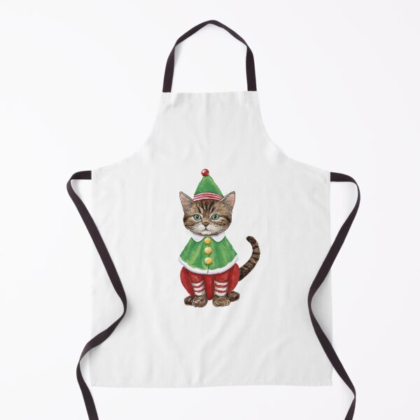 Item preview, Vintage festive kitten designed and sold by MendaciousMina.