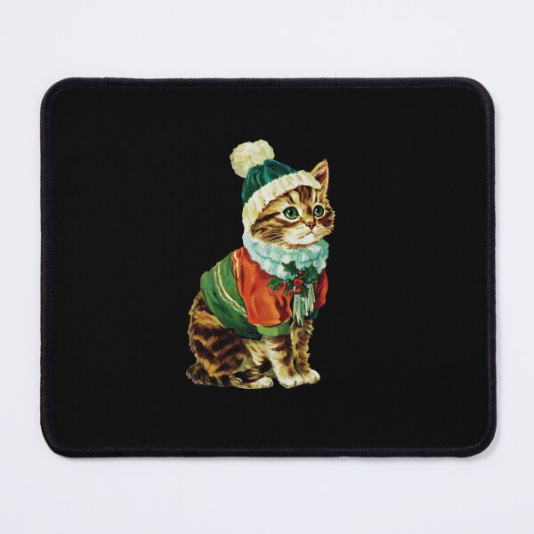 Item preview, Vintage festive kitten designed and sold by MendaciousMina.
