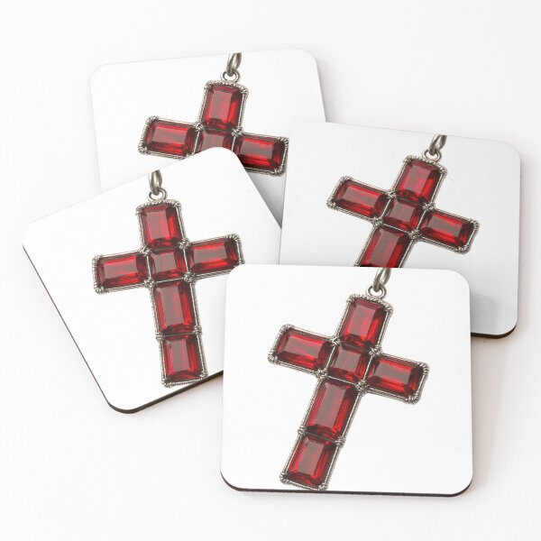 Item preview, Ruby gem cross photo designed and sold by Nottheoffical1.
