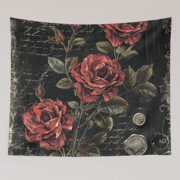Item preview, Floral pattern. Bouquet of flowers. Red roses. designed and sold by MagelliShop.