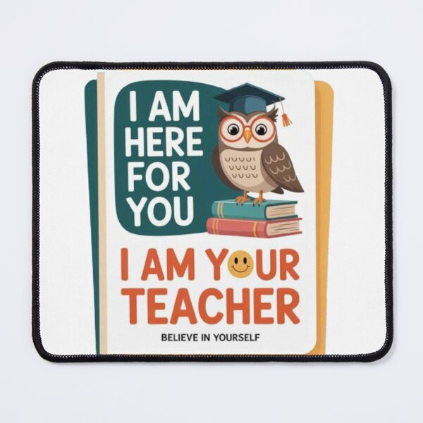 Item preview, “I Am Here for You – Your Teacher | Design avec Animal mignon – Motivateur & Inspirant” designed and sold by DesignNadine.