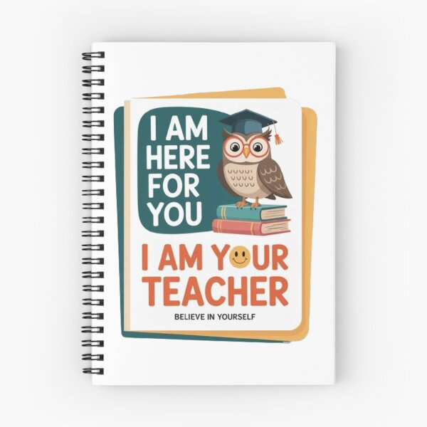 Item preview, “I Am Here for You – Your Teacher | Design avec Animal mignon – Motivateur & Inspirant” designed and sold by DesignNadine.