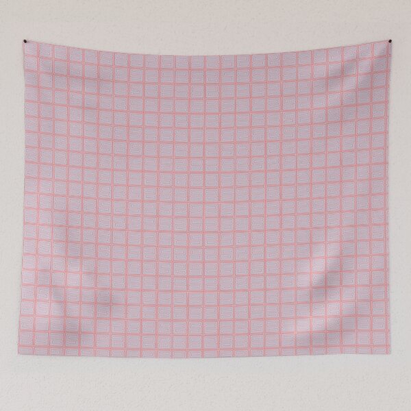 Item preview, Rectangle - Linear Legacy - red blue designed and sold by Stephanie Fiona Design.