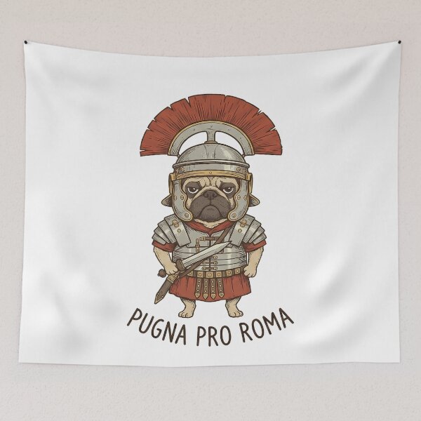 Item preview, Pug Roman Legionary Fight for Rome designed and sold by k3rstman1.