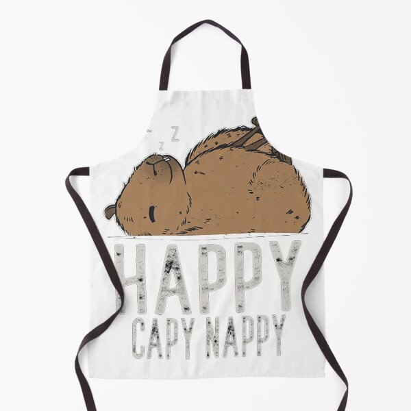 Item preview, Happy Capy Nappy – Cute Capybara Tee designed and sold by Articooler.