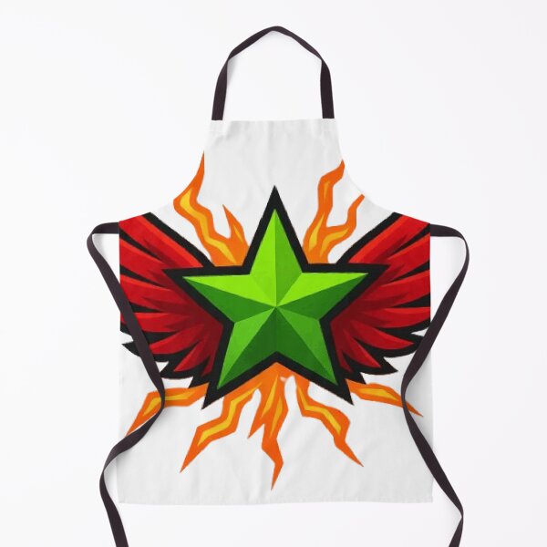 Item preview, "Esports Logo with Green Star and Red Wings – Moroccan Gaming Power • DIMA MAGHREB" designed and sold by Artaprintly.