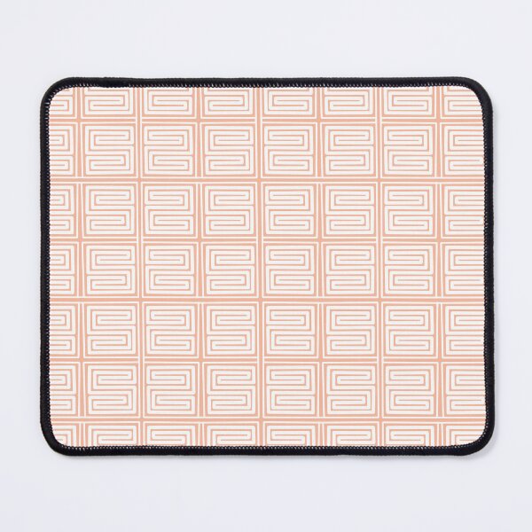 Item preview, Rectangle - Linear Legacy - white orange designed and sold by Stephanie Fiona Design.